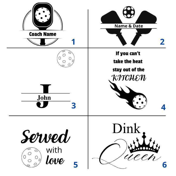 Pickleball Board Designs